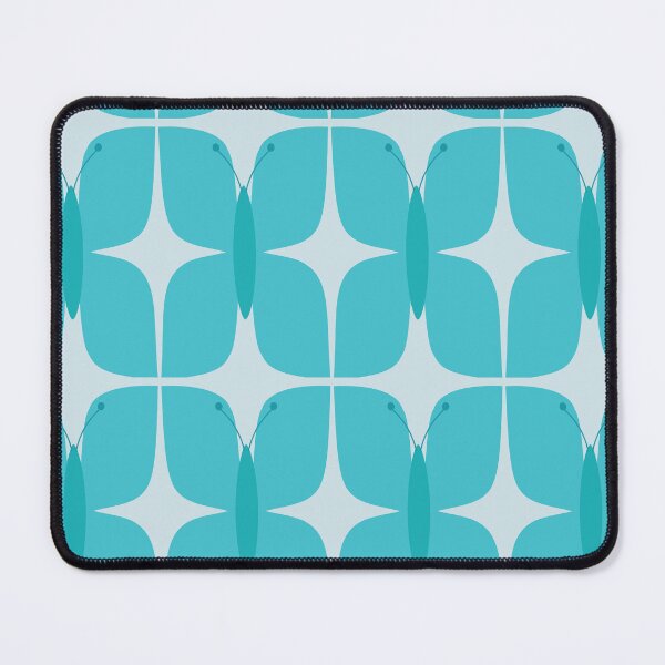 Item preview, Retro MOD Art-Butterfly | Blue Zircon | MCM inspired | Simple Butterflies designed and sold by Annette Chabidon Studio.