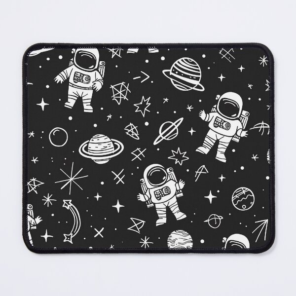 Item preview, Space Explorer Pattern – Cute Astronauts and Planets in Hand-Drawn Style designed and sold by MissSparklesAI.