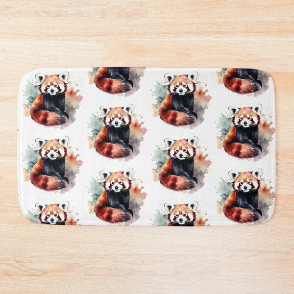 Artikelvorschau, Roter Panda Aquarell Sticker Kunst entworfen und verkauft von LDJBlank.