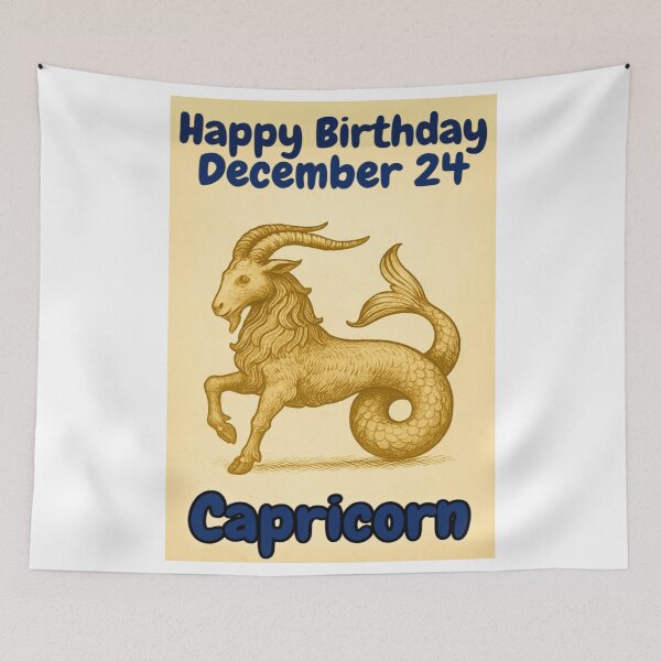 Item preview, Birthday Zodiac Sign – December 24 designed and sold by ariksworld.