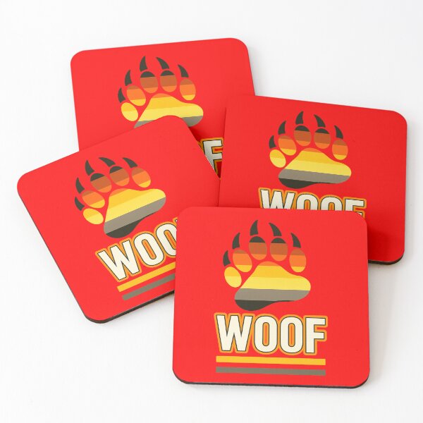 Item preview, Gay Bear Flag Claw Woof designed and sold by JETSETPRIDE.
