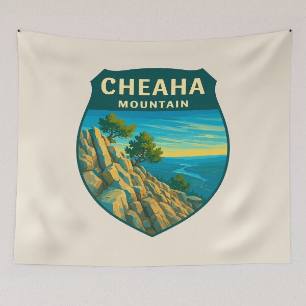 Item preview, Cheaha Mountain Vista – Alabama Vector Landscape designed and sold by Gideon Emmerich.