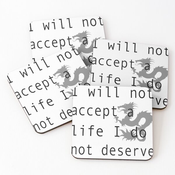 Item preview, Dean Blunt Sticker -  I will not accept a life I do not deserve designed and sold by Whit3Rabbit23.