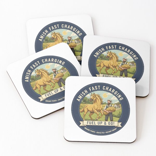 Item preview, Amish Fast Charging - Fuel Up & Go! - Organic Power, Grass Fed, Instant Energy designed and sold by RedDelaney.