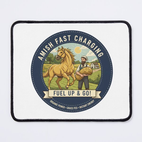 Item preview, Amish Fast Charging - Fuel Up & Go! - Organic Power, Grass Fed, Instant Energy designed and sold by RedDelaney.