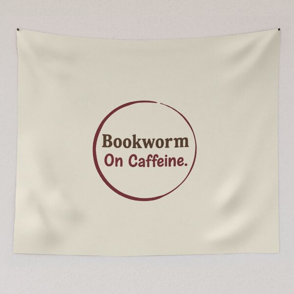 Item preview, Bookworm On Caffeine. designed and sold by musthavewords.