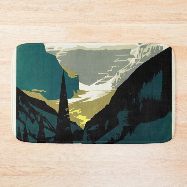 Item preview, Vintage Lake Louise Poster | Canadian Rockies Wall Art | Mid-Century Travel Decor | Art Deco Style Print | Retro Tourism Design designed and sold by artofuniverse.