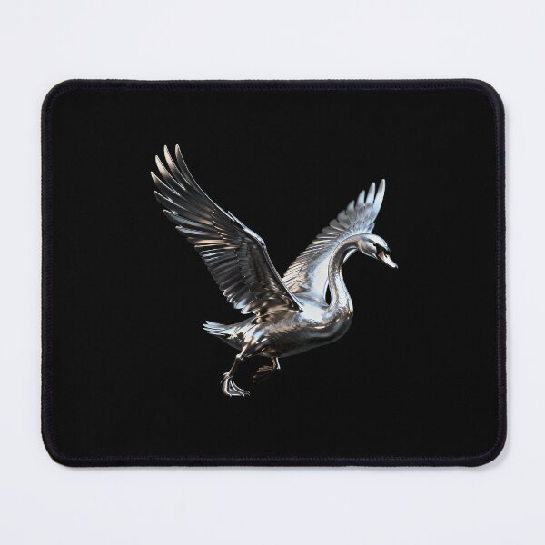 Item preview, Silver Swan Taking Flight designed and sold by LuckCraftStudio.