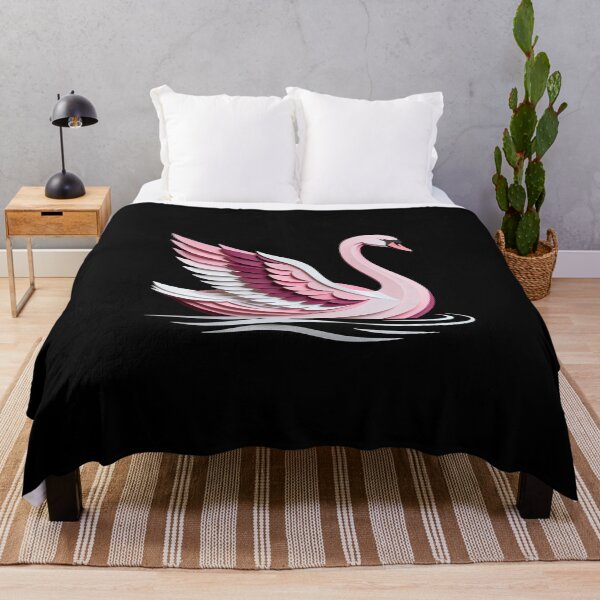 Item preview, Pink Paper-Cut Swan designed and sold by LuckCraftStudio.