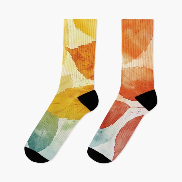 Item preview, Autumn Gradient Watercolor Leaves designed and sold by Nytheris.