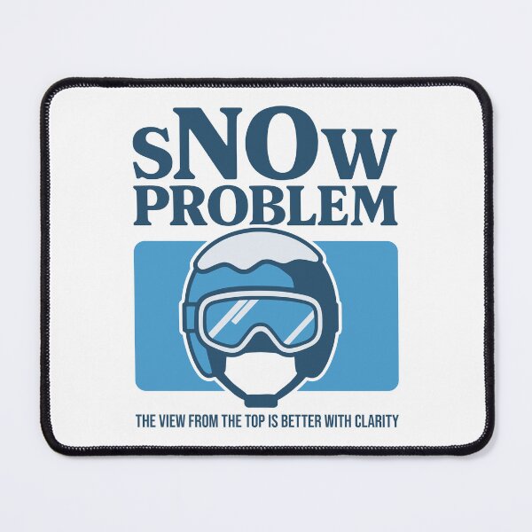 Item preview, Snow Problem – Ski and Snowboard Helmet designed and sold by SnappyPNG.