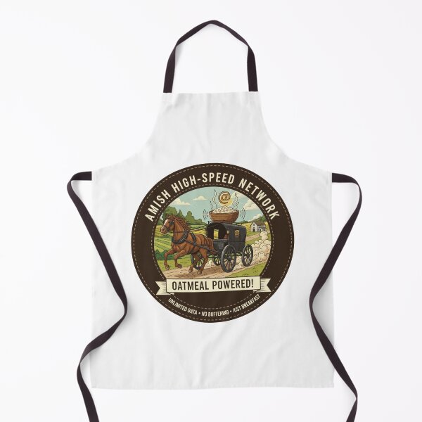 Item preview, Amish High-Speed Network - Oatmeal Powered! - No Buffering, Just Breakfast designed and sold by RedDelaney.