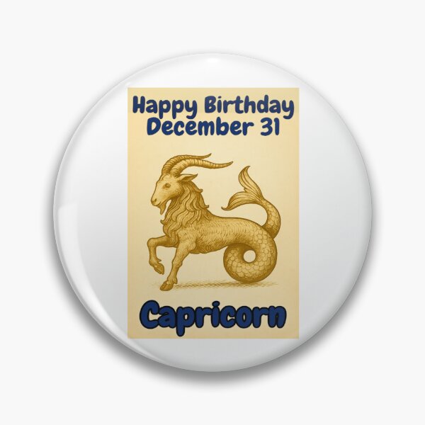 Item preview, Birthday Zodiac Sign – December 31 designed and sold by ariksworld.