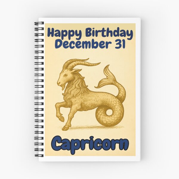 Item preview, Birthday Zodiac Sign – December 31 designed and sold by ariksworld.