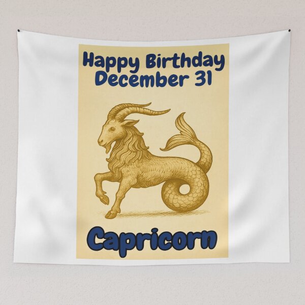 Item preview, Birthday Zodiac Sign – December 31 designed and sold by ariksworld.