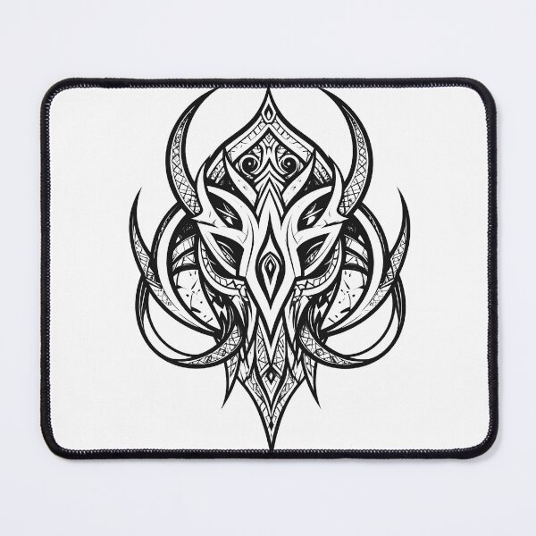 Item preview, Gothic tribal tattoo, eternal elephant designed and sold by LiskoDesign.