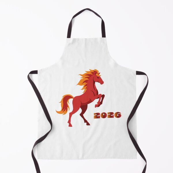 Item preview, Red horse symbol of the year 2026 designed and sold by kitosonito.