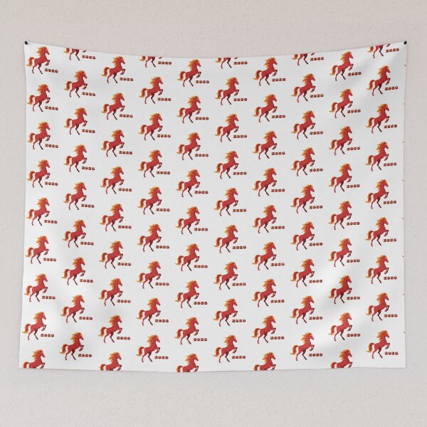 Item preview, Red horse symbol of the year 2026 designed and sold by kitosonito.