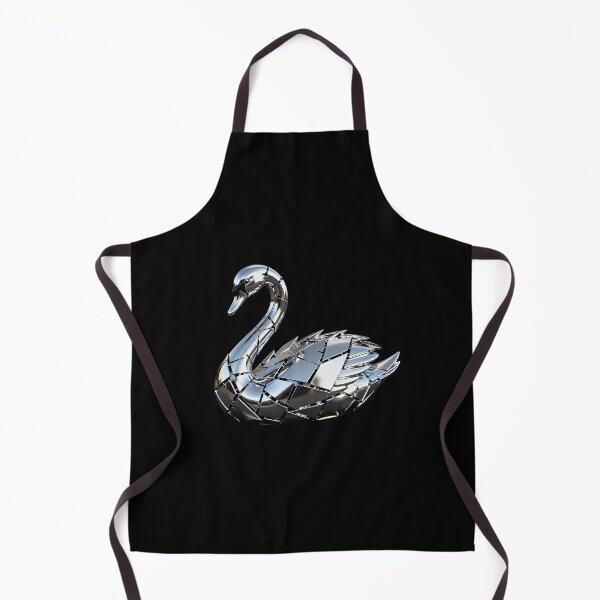 Item preview, Fragmented Silver Metal Swan designed and sold by LuckCraftStudio.