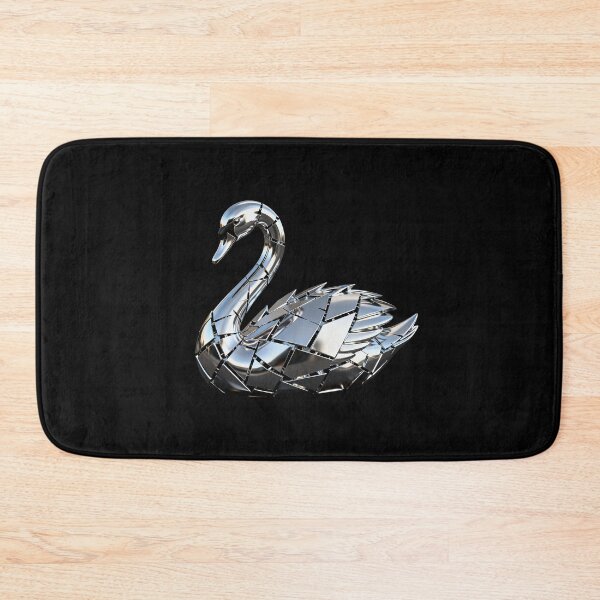 Item preview, Fragmented Silver Metal Swan designed and sold by LuckCraftStudio.
