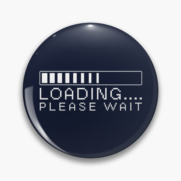 Item preview, Loading... Please Wait | Funny Gamer & Tech Gift White Text Design designed and sold by Katherine Ann.