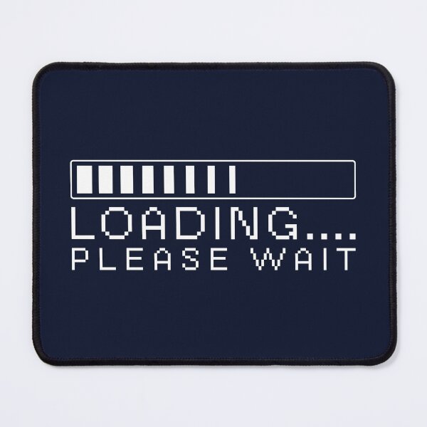 Item preview, Loading... Please Wait | Funny Gamer & Tech Gift White Text Design designed and sold by Katherine Ann.