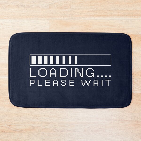 Item preview, Loading... Please Wait | Funny Gamer & Tech Gift White Text Design designed and sold by Katherine Ann.