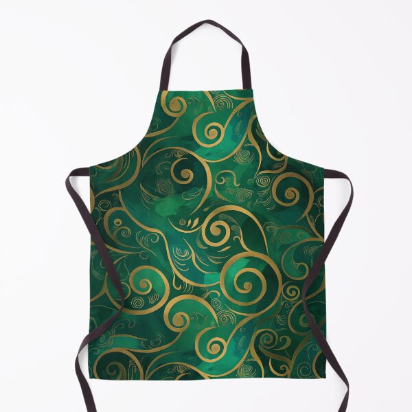 Item preview, Golden Green Leaves designed and sold by Pattern-A-Maze.