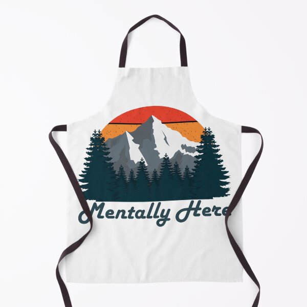 Item preview, Mentally Here – Mountain & Forest Adventure Design for Nature Lovers designed and sold by SimplyJasper.