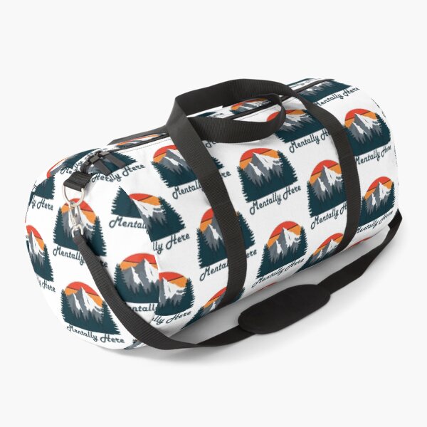 Item preview, Mentally Here – Mountain & Forest Adventure Design for Nature Lovers designed and sold by SimplyJasper.