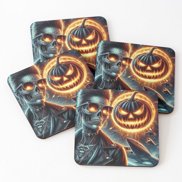 Item preview, Halloween Skeleton Rocker Cosmic Pumpkin designed and sold by Voodoo Store Paranormal Collections.