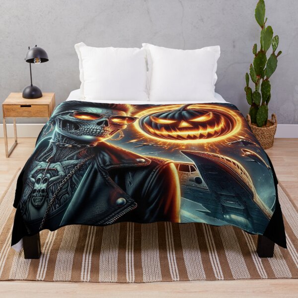 Item preview, Halloween Skeleton Rocker Cosmic Pumpkin designed and sold by Voodoo Store Paranormal Collections.