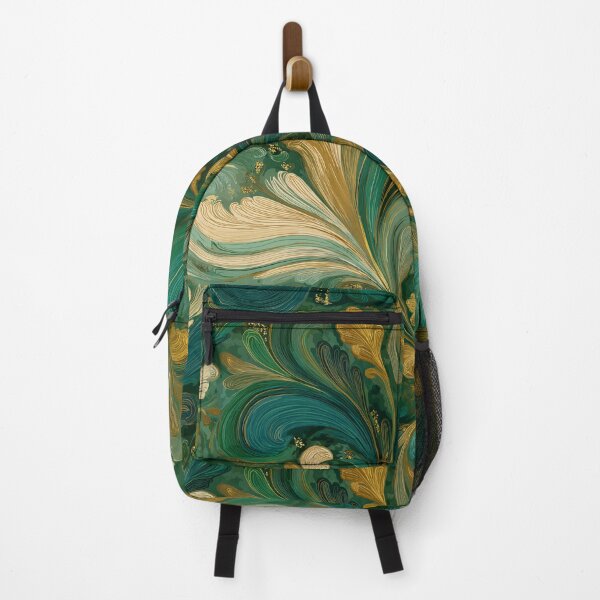 Item preview, Golden Green Leaves designed and sold by Pattern-A-Maze.