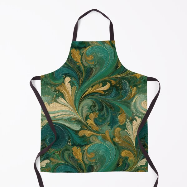 Item preview, Golden Green Leaves designed and sold by Pattern-A-Maze.