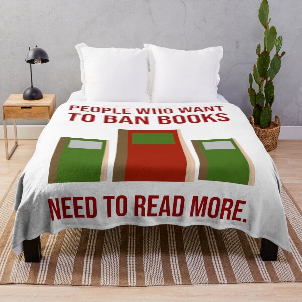 Item preview, People who want to ban books need to read more. designed and sold by Rachel the Artist .