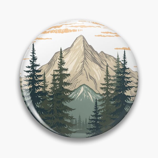 Item preview, The Mountains Are Calling And I Must Go Vintage Retro Hiking Gift designed and sold by Dewer Shop.