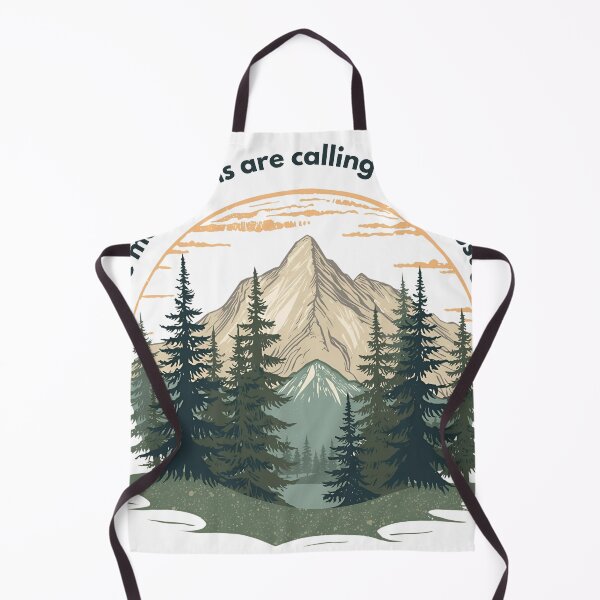 Item preview, The Mountains Are Calling And I Must Go Vintage Retro Hiking Gift designed and sold by Dewer Shop.