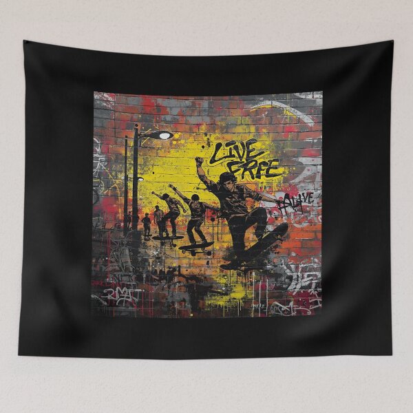 Item preview, Neon Grit Urban Skate Expression designed and sold by ChicTrendz.