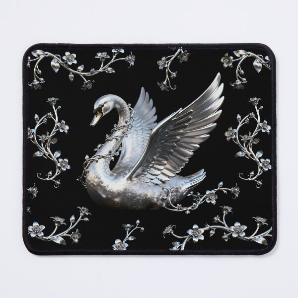 Item preview, Vine-Wrapped Metal Swan designed and sold by LuckCraftStudio.