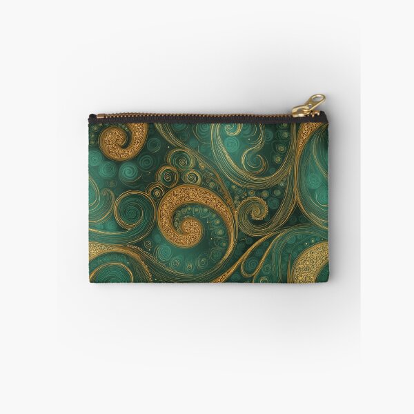 Item preview, Golden Green Leaves designed and sold by Pattern-A-Maze.