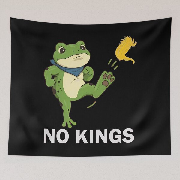 Item preview, No Kings Portland Frog - Portland Frog Protest Resist, Resist, Protest, Protest Frog, No Kings In America designed and sold by cloudline-scb.