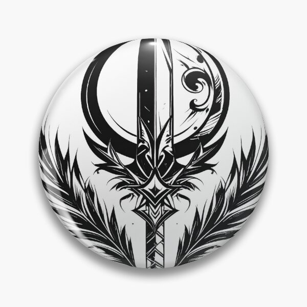 Item preview, Gothic tribal sword, nightborn emblem designed and sold by LiskoDesign.
