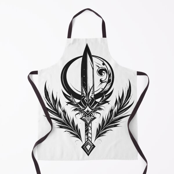 Item preview, Gothic tribal sword, nightborn emblem designed and sold by LiskoDesign.