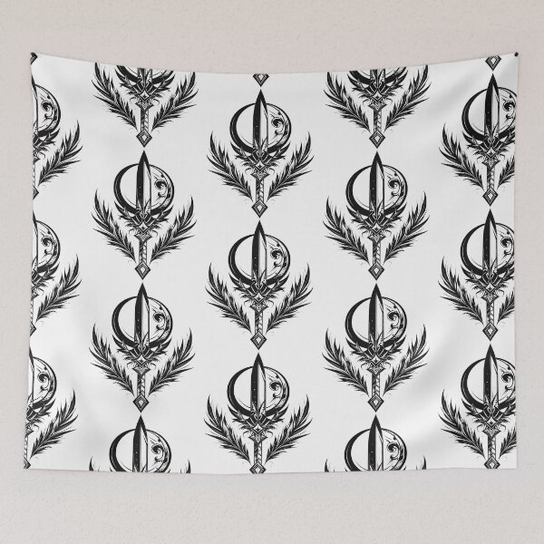 Item preview, Gothic tribal sword, nightborn emblem designed and sold by LiskoDesign.