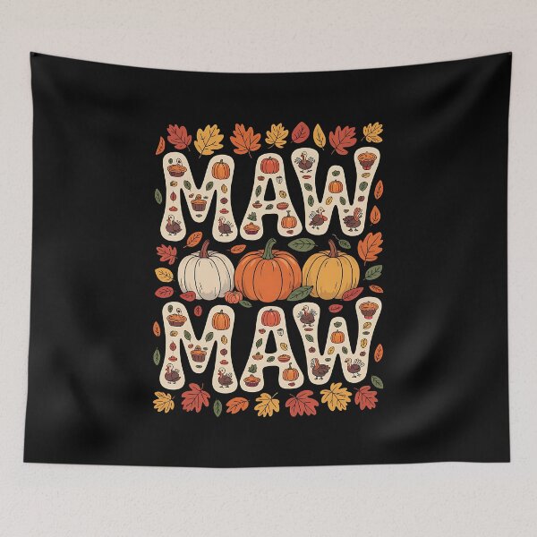 Item preview, Mawmaw Pumpkin Fall Thanksgiving Family Matching designed and sold by BakeryDozen.