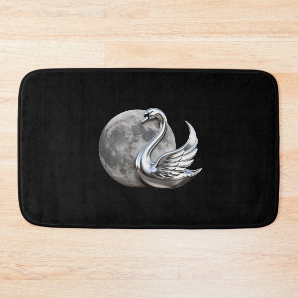Item preview, Silver Swan with Moon designed and sold by LuckCraftStudio.