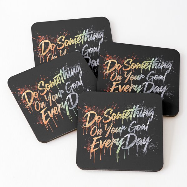 Item preview, Do Something On Your Goal Every Day designed and sold by Ink-Lift Creations.