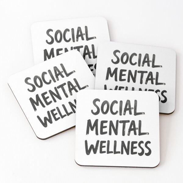 Item preview, Social Mental Wellness Sticker – Positive Quote, Mental Health Awareness, Self Care designed and sold by Chic  Artistry.
