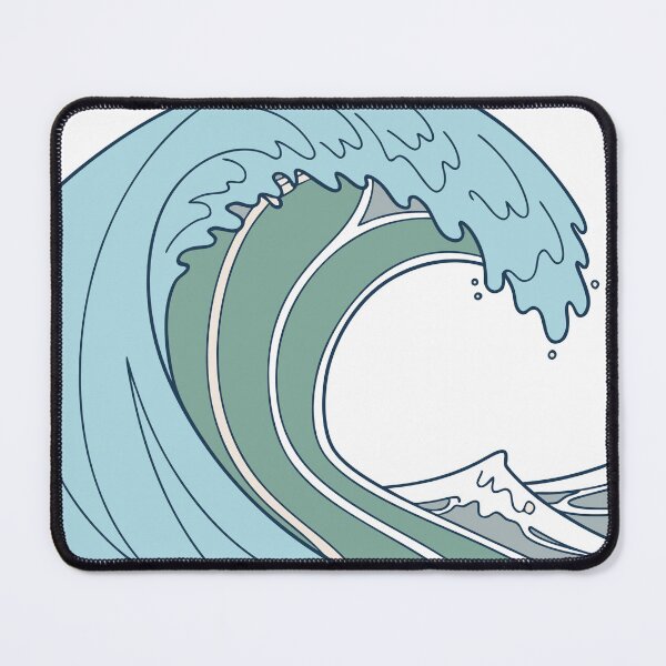 Item preview, Ocean Wave Curling T Shirt Design designed and sold by AL AMIN.