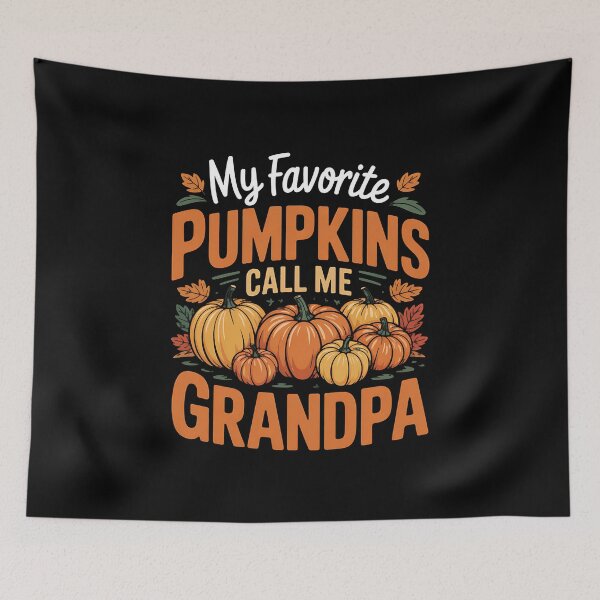 Item preview, My Favorite Pumpkins Call Me Grandpa Thanksgiving designed and sold by BakeryDozen.